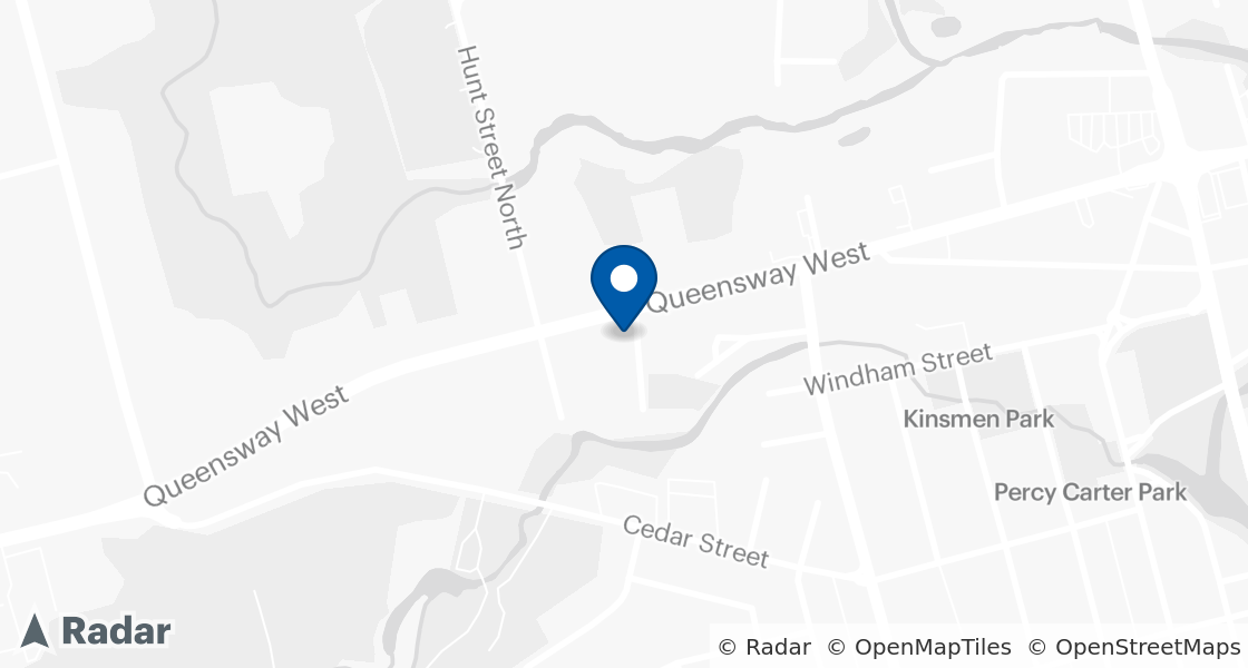 Carte de l'emplacement de Dairy Queen:: 358 Queensway West, Simcoe, ON, N3Y 2N2